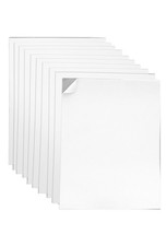 Adhesive White EVA Foam Sheets for Crafts, 9" x 12", 2mm Thickness