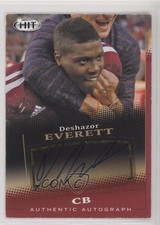 2015 Sage Hit Auto Red Deshazor Everett #A128 Auto 0st9