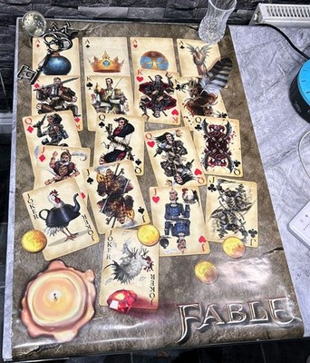 Seltenes 2015 FABEL Microsoft großes Poster Gaming Kunstwerk Wandkunstdruck 3 Fuß mal 2 Fuß