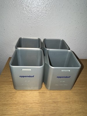 Eppendorf 5810/R Centrifuge Buckets For Rotor A-4-81 Set of 4 780g