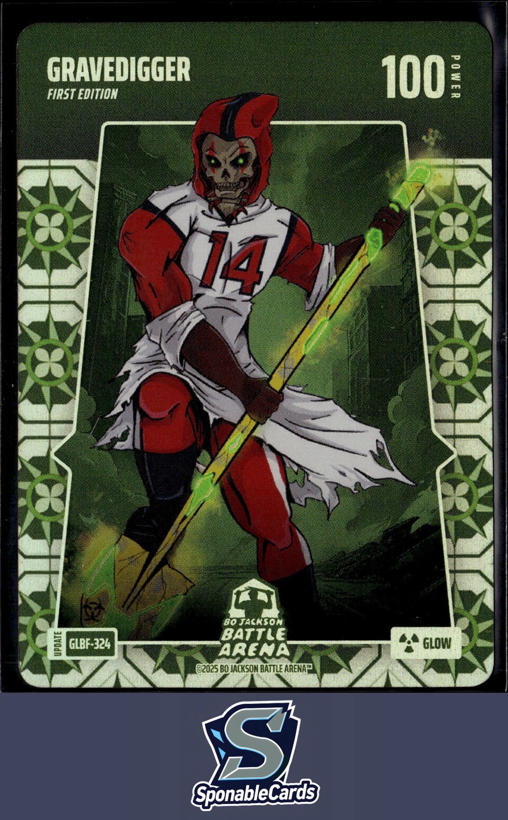 Battle Arena #GLBF-324 Stefon Diggs Gravedigger Glow Grammas Linoleum