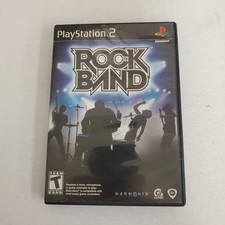 Rock Band - Playstation 2 PS2 Game - NO Manual Tested Music Video Game