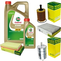 Inspektionspaket 6L Castrol Titanium 5W-30 FüR VW Golf IV 2.3 V5 3.2 R32 4Motion