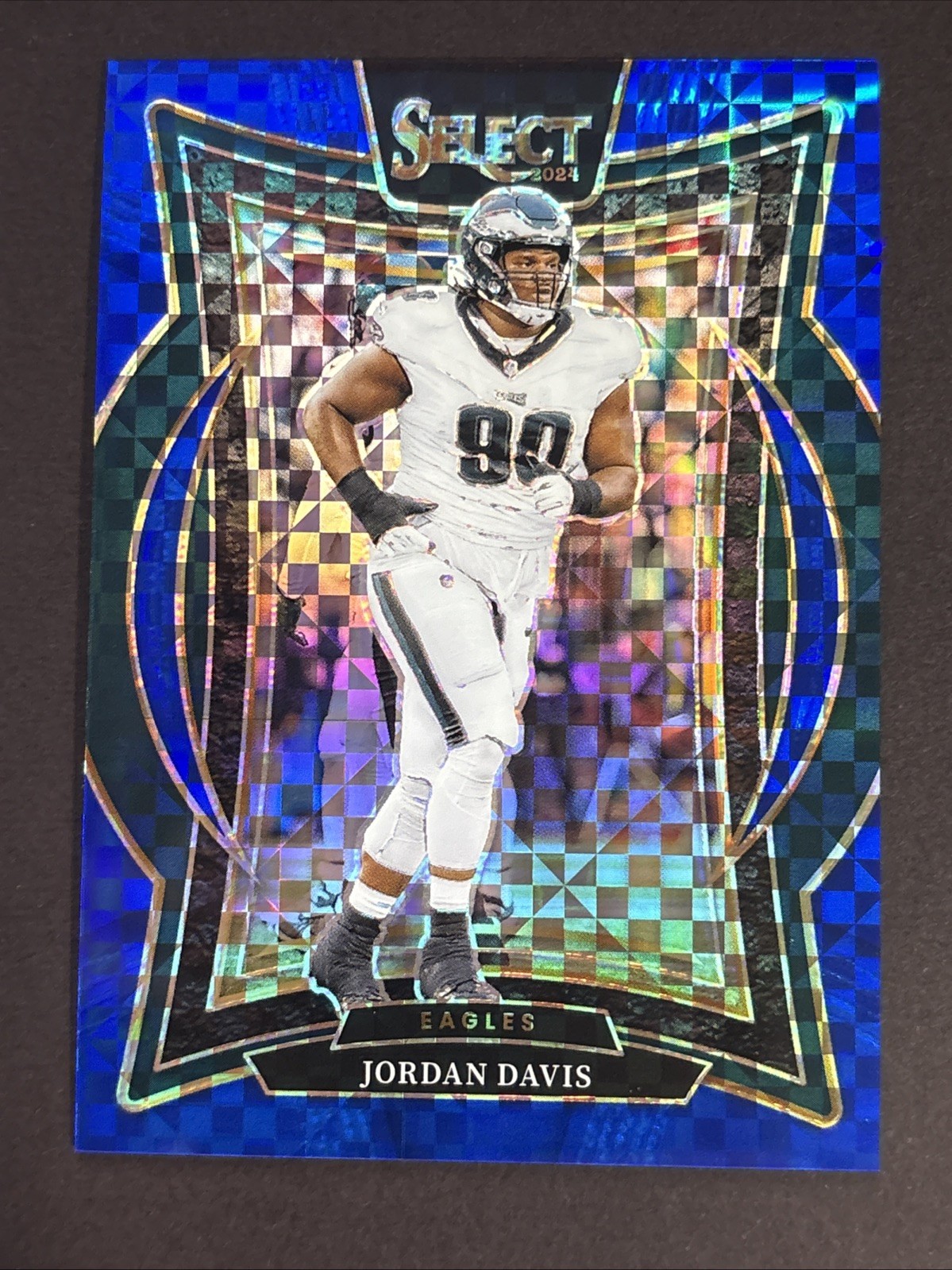 2024 Panini Select - Concourse Jordan Davis #72 Blue Prizm /249