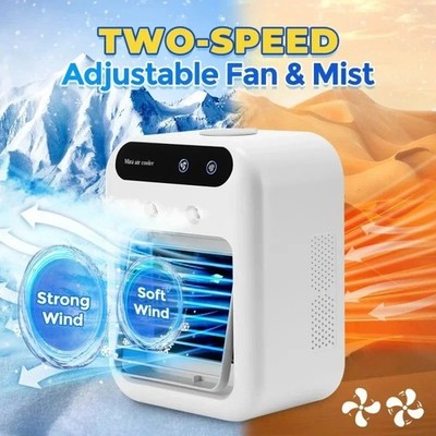 Portable Air Conditioner 3in1 Quiet AC Unit Air Cooler /Humidifier /Cooling Fans