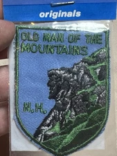 Vintage Old Man Of The Moutains New Hampshire Patch