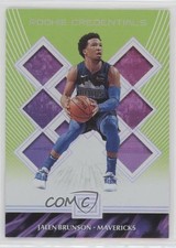 2018-19 Panini Status Rookie Credentials Green Jalen Brunson #29 3u4
