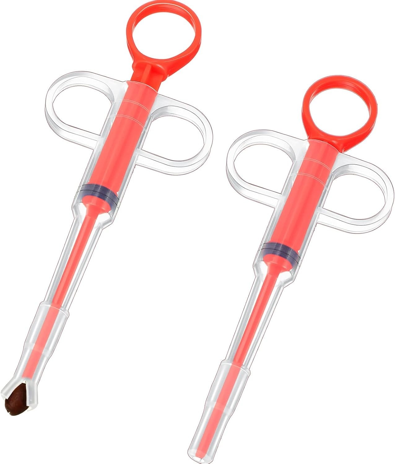 2 Pieces Pet Pill Plunger Popper for Small Cats Dogs Pill Gun Dispenser Shooter