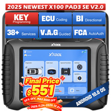 2025 XTOOL X100 PAD3 SE V2.0 Advanced Diagnos...