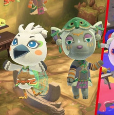 Animal Crossing Crossover amiibo Set of 2 Zelda Mineru  Tulin