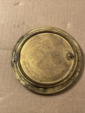 Antique New Haven Open Escapement Statue Clock Back Door Rear Bezel Part