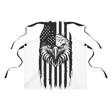 American Eagle Flag Apron | Patriotic Kitchen Apron