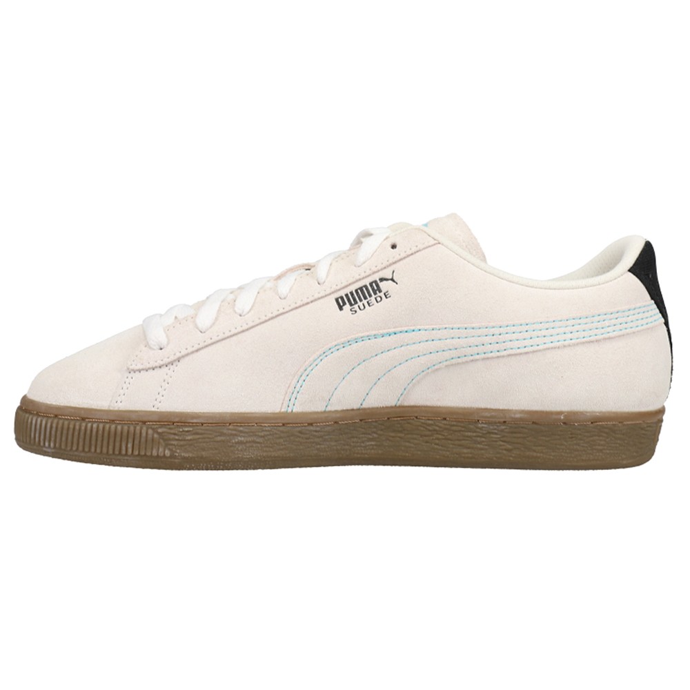 PUMA Porsche Legacy X Suede Lace Up  Mens Off White Sneakers Casual Shoes 306983 thumbnail 3