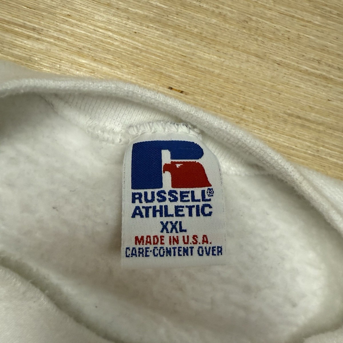 90s RUSSELL ATHLETIC Made in USA製 Vtg Russell Athletic Sweatshirt 90s Made in USA Lake Tomahawk