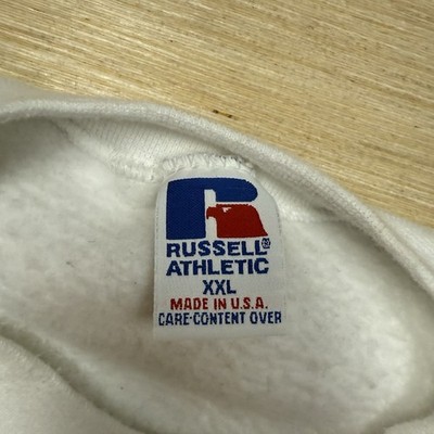 90s RUSSELL ATHLETIC Made in USA製 Vtg Russell Athletic Sweatshirt 90s Made in USA Lake Tomahawk