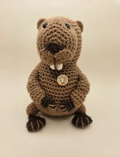Amigurumi Biber gehäkelt aus Baumwolle, hand...
