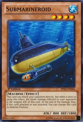 Submarineroid - BP02-EN044 - Common - 1st Edition - Heavily Played