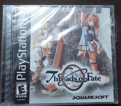 Threads of Fate PS1 NEW SEALED Black Label Rare SquareSoft RPG PlayStation 1