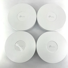 LOT 4x TP Link EAP660 HD Wi Fi 6 Access Points FACTORY RESET TESTED WORKING