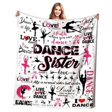Blanket Gifts for Teens Girls Women Instructor Teacher Gifts, 50"x40" Dance