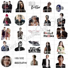 Vampire Diaries Waterslide Decals Finger Nail, Instructions (set of 50) SS