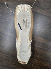 FREED OF LONDON Specials Satin - 4.5 XX  - 'P' Maker Custom Pointe Shoes