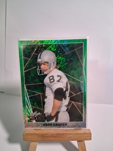 Dave Caseper 2024 LEAF COLLECTIVE Multi Sport Green SHIMMER  5/7 Rare SSP - Picture 1 of 2