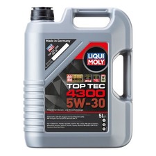 Motoröl LIQUI MOLY 3741 Top Tec 4300 5W-30 Motorenöl Leichtlauf Motor Öl 5 Liter Motoröl LIQUI MOLY 3741 Top Tec 4300 5W-30 Motorenöl Leichtlauf Motor Öl 5 Liter