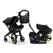 Doona Infant Car Seat & Stroller All-in-One Travel System (Midnight Edition)