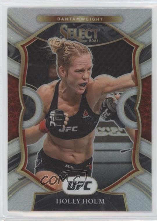 2021 Panini Select UFC Concourse Silver Prizm Holly Holm #54 1b8