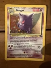 Wizards of the Coast Pokémon TCG Gengar Fossil Holo Rare 5/62 80 HP 1999