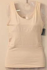 Tummy Tank Essentials Firm Tummy Control Tank Top- Lt Nude - 1X/2X