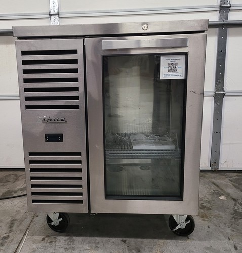 True Refrigeration one-section back bar cooler Model TBR32-RISZ1-L-S-G-1