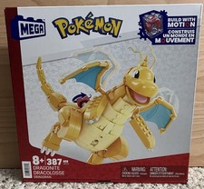 Mega HKT25 Pokemon Dragonite Construx Building Set w/Motion 387pcs