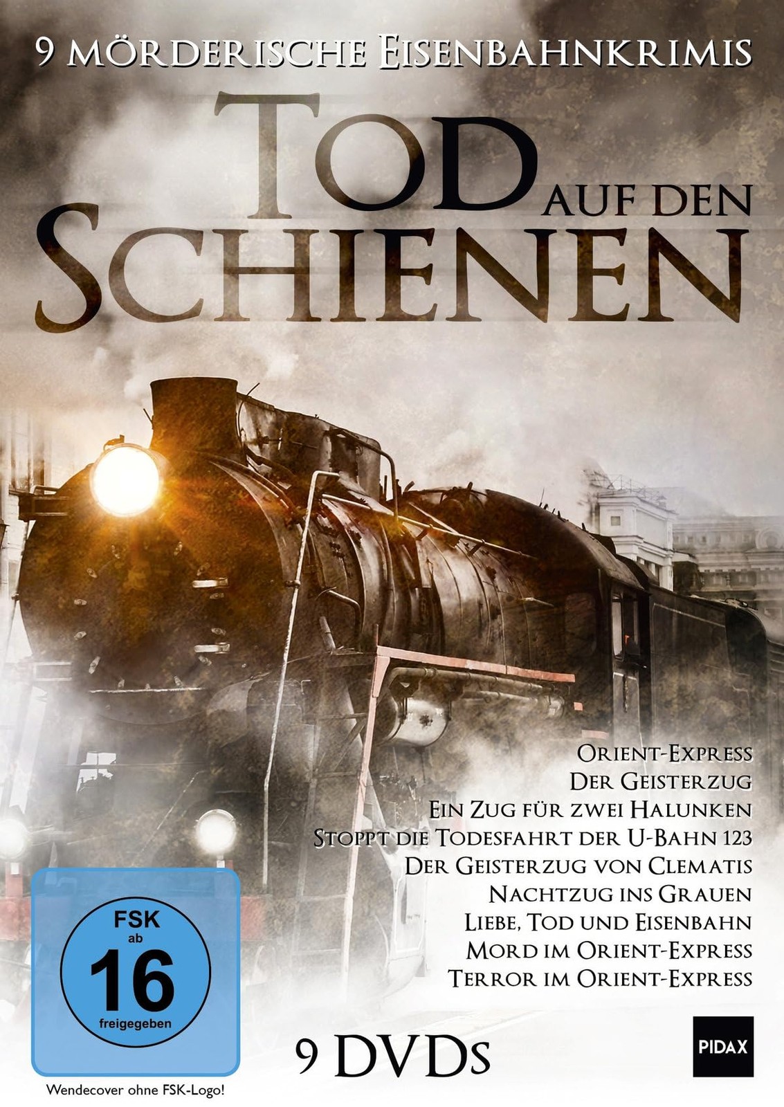Tod auf den Schienen - 9 mörderische Eisenbahnkrimis, bei denen das Verbre (DVD)