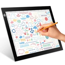 RTjoy A4 LED Light Tracing Box Pad, Adjustable 9x12 Inch USB Powered Artcraft