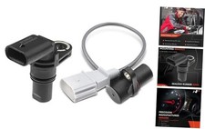 2-PC Engine Camshaft Crankshaft Position Sensor Compatible with Volkswagen