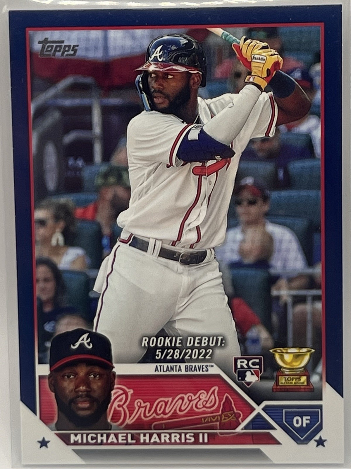 2023 Topps Update Series | Michael Harris II Royal Blue #US225 | Atlanta Braves