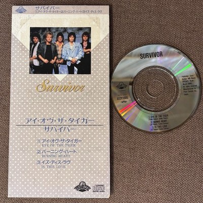 SURVIVOR Eye Of The Tiger /Burning Heart JAPAN 3'' CD SINGLE S12Y1005 Not-snapped