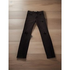 Abercrombie Kids Super Skinny Slim Jeans Tamanho 11/12 Black