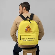KOKO-FRESH Power Smoothies Backpack (Yellow)