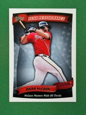 2010 Topps Baseball Peak Performance #PP-99 Brian McCann