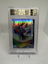 2022 Bowman Chrome Julio Rodriguez Scouts Top 100 #BTP-3 BGS 9.5 Game Used Patch