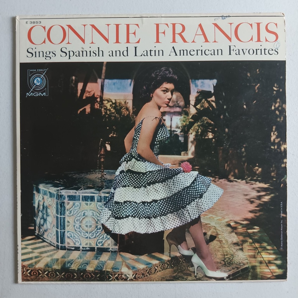 Connie Francis Sings Spanish Latin Favorites Vinyl LP Record Album
