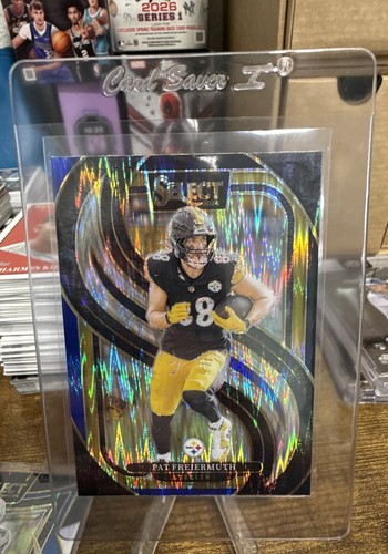 2024 Panini Select - Premier Level Pat Freiermuth #186 Black & Blue Shock Prizm