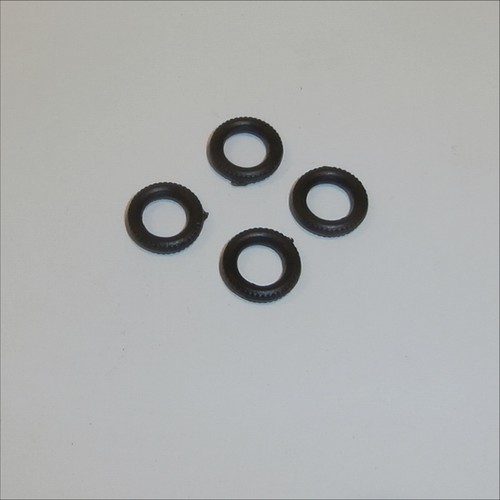 Matchbox Lesney 1-75 41c Ford GT40 Tires Set of 4 Tyres Pack #69 - 第 1/6 張圖片