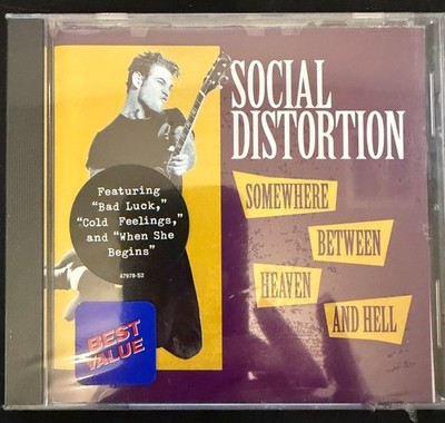 Social Distortion Somewhere Between Heaven And Hell. New/Sealed CD EPIC EK 47978