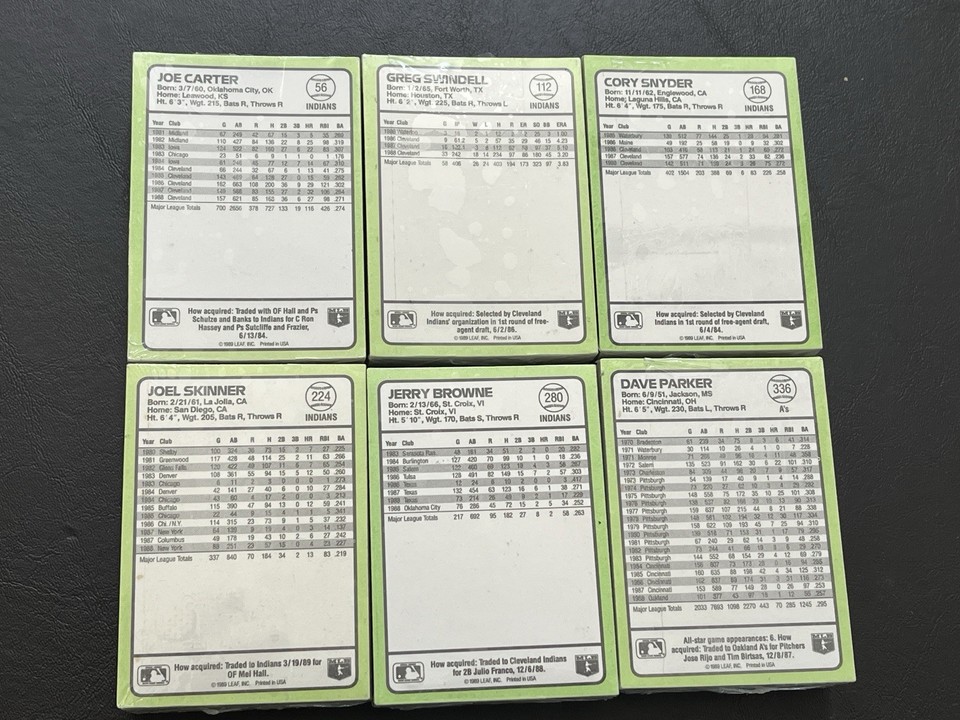 1989 Donruss Baseball's Best Cards New MLB HOFers Rookie Ken Griffey Jr