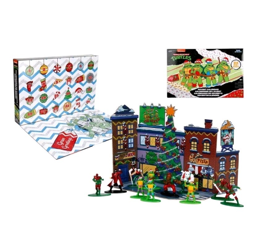 Jada Toys TMNT Advent Calendar 24 Diecast Figures Teenage Mutant Ninja Turtles 