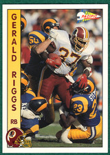 Gerald Riggs - 1992 Pacific #316 - Washington Redskins Football Card